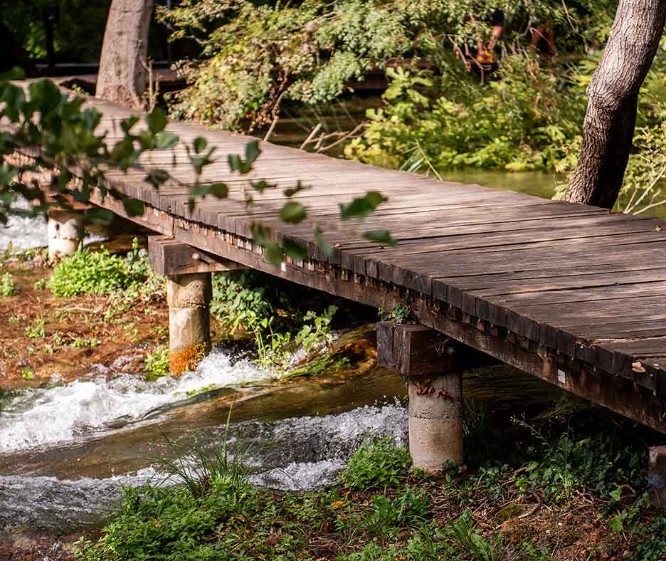 bridge over creek