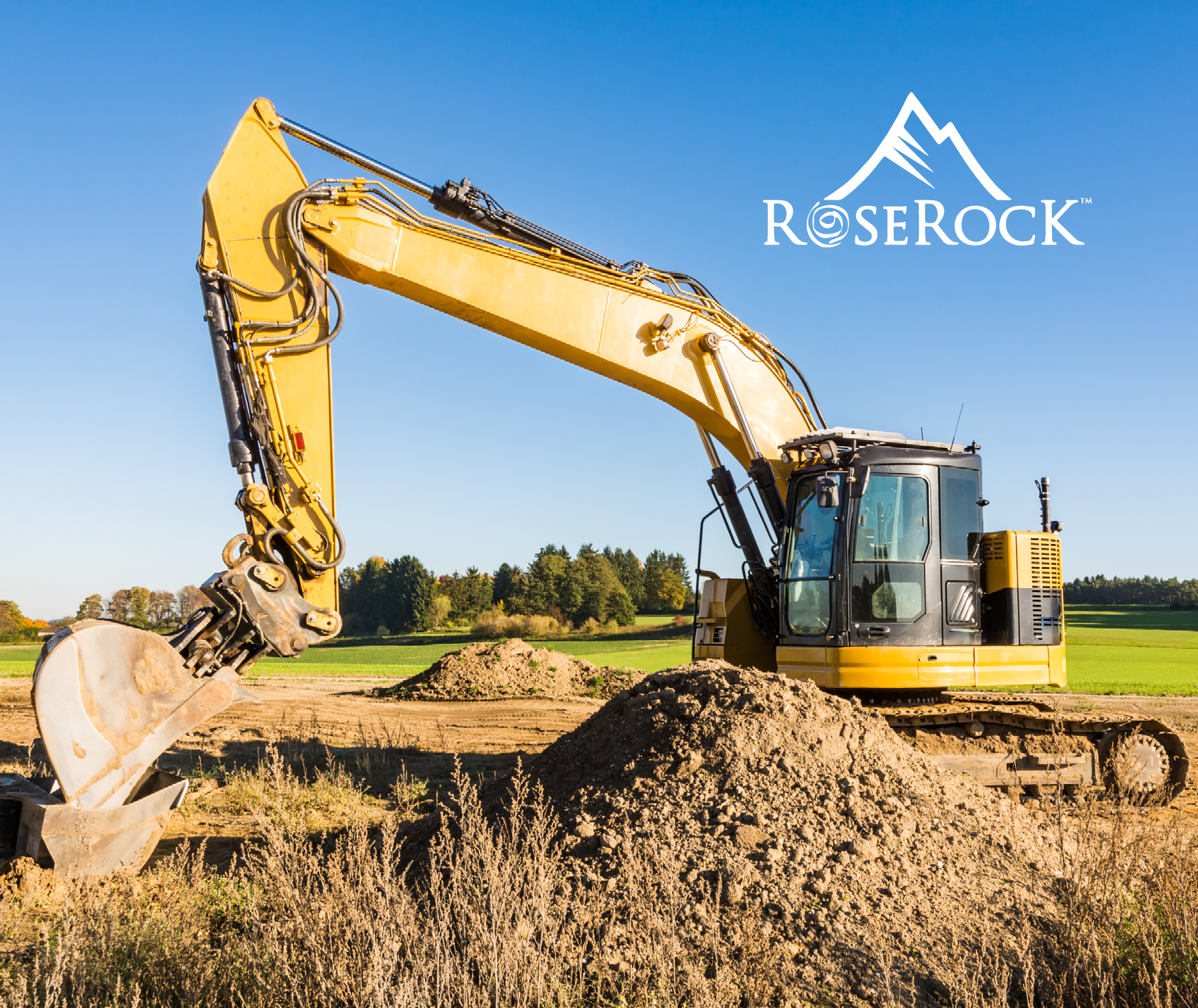 Excavator Digging